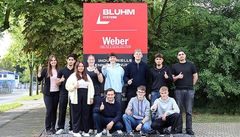 Neu Azubis in der Bluhm Weber Gruppe
