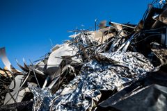 Stahlschrott auf unserem Recyclinghof