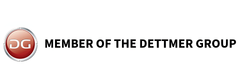 Der Text Member of the Dettmer Group mit Logo der Gruppe