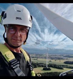Portrait Martin Zapf, Servicetechniker bei der Deutschen Windtechnik