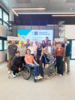 Gruppenfoto vom Workshop mit inklupreneur im Rahmen unseres Inklusionsprojektes. 