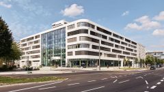 Bürogebäude der eins energie im Stadtzentrum von Chemnitz