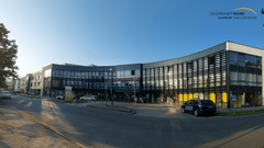 Das Bild zeigt das Hauptgebäude vom Klinikum Links der Weser
