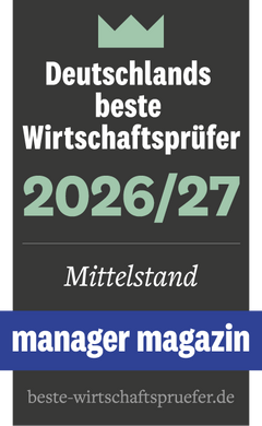 Auszeichnung Deutschlands beste Wirtschaftsprüfer 2026/27 des manager magazins