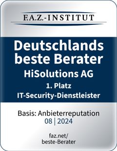 Deutschlands beste Berater: 1.Platz IT-Security Dienstleister vom FAZ-Institut