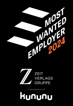 Most Wanted Employer 2024 von ZEIT und kununu