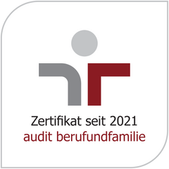 Zertifikat für das audit berufundfamilie.