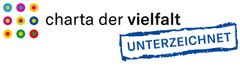 Siegel für die Unterzeichnung der Charta der Vielfalt durch die Kaiserswerther Diakonie.