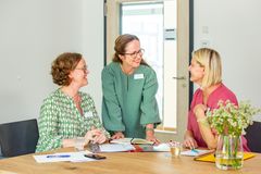 Meeting im Friederike Fliedner Hospiz.
