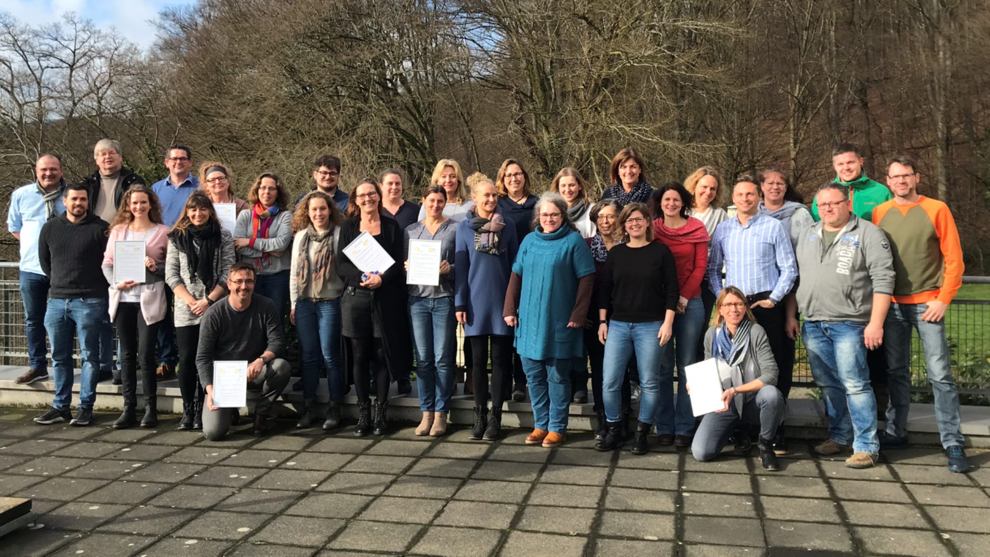 Die Führungsebene bei der jährlichen Klausurtagung