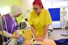 Krankenpflegeschule Unterrichtsszene