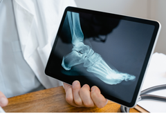 Röntgenbild eines Fußes