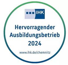 Signet für die Auszeichnung als hervorragender Ausbildungsbetrieb 2024
