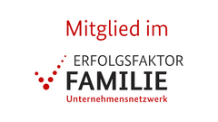 Signet für KOMSA als Mitglied im Unternehmensnetzwerk Erfolgsfaktor Familie