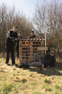 MALZERS Azubis bauen Insektenhotels