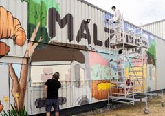 MALZERS Graffiti Aktion der Azubis