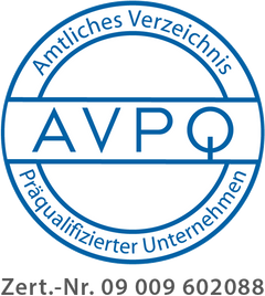 Präqualifiziert gemäß §6 VOB/A im Bereich 215_01 Landschaftsbauarbeiten