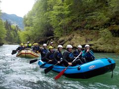 Passauer Wolf Führungsteam beim Rafting