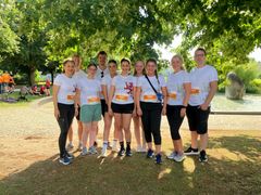 Passauer Wolf Team beim Firmenlauf