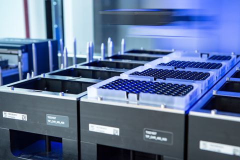 hochmoderne Technik im Labor