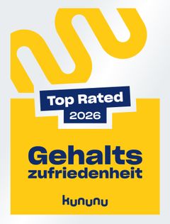 Das Top-Rated Siegel von Kununu für die Kategorie Gehaltszufriedenheit