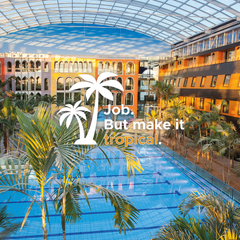 Hotel Victory Therme Erding mit Wellenbad im Vordergrund