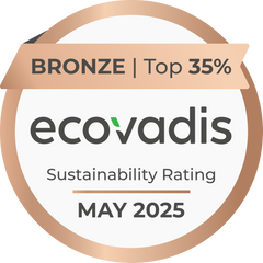 Siegel ecovadis BRONZE Mai 2025