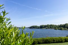 Blick vom Vitalia Seehotel auf den Großen Segeberger See