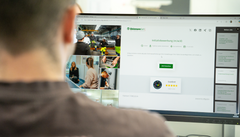 Bildschirm mit der Karriereseite offen